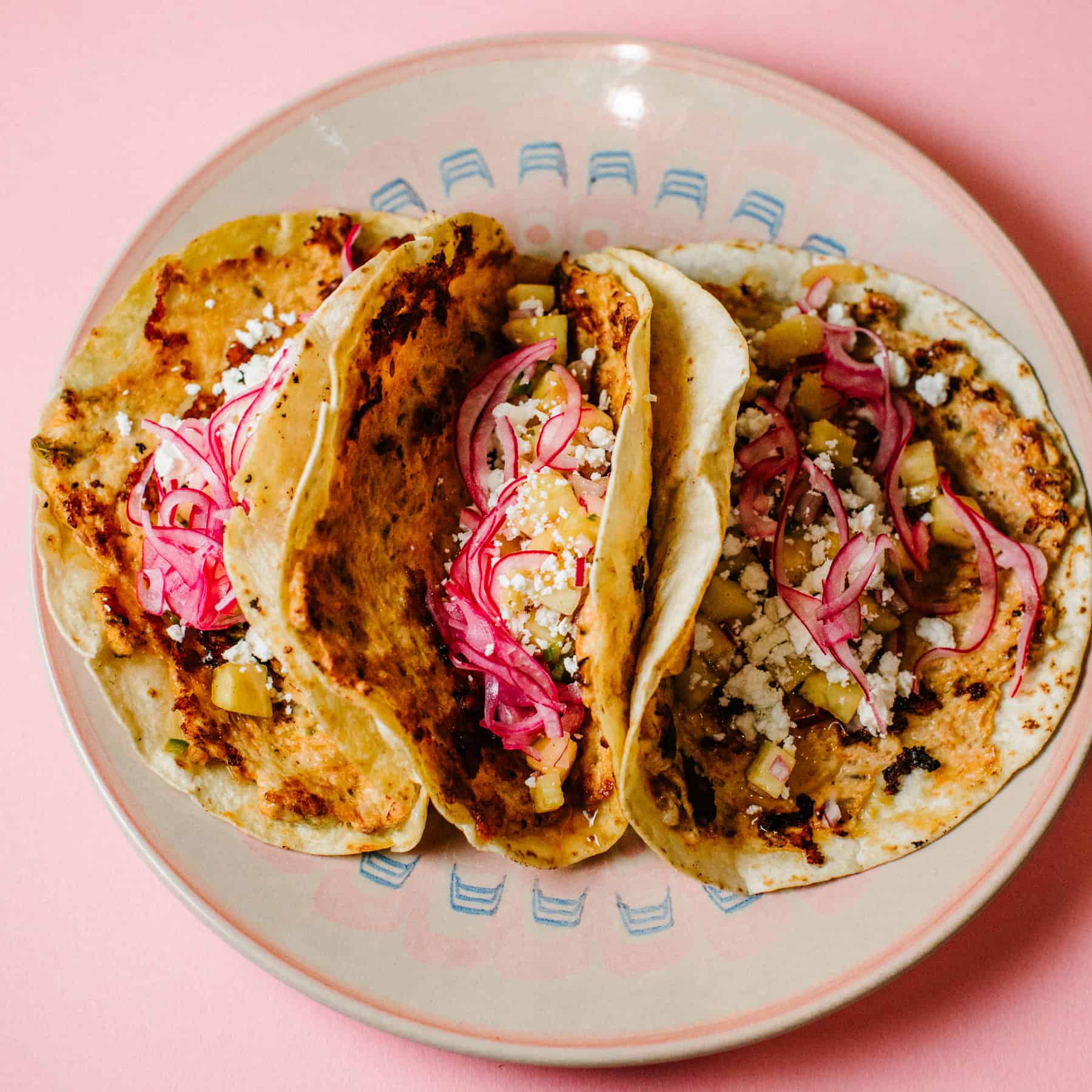 Smash Chicken Tacos
